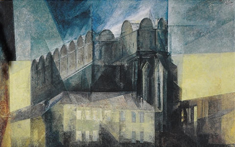 Lyonel Feininger: Der Dom in Halle (1931)